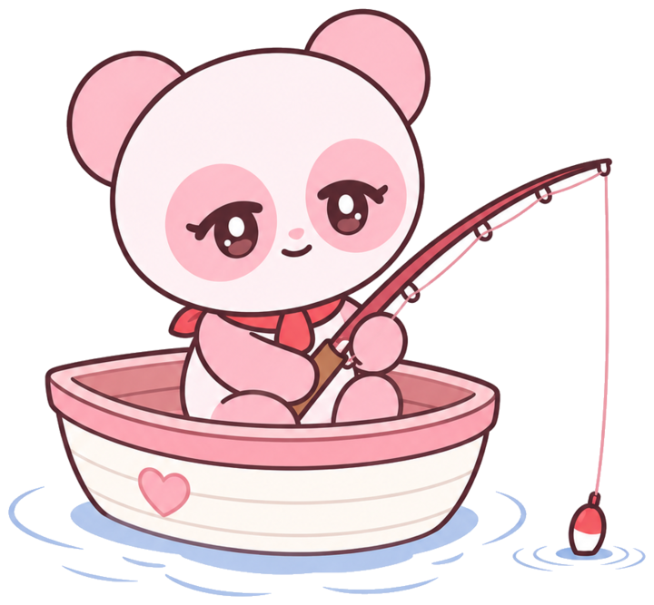 Chorong Ping Doongs 正在船上釣魚